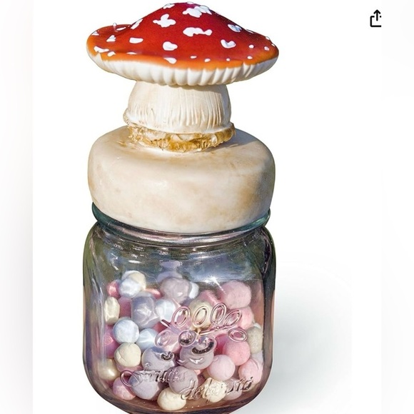 Artisan Mushroom Canister, NIB - Picture 5 of 9